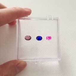 Transparent Gems Storage Box Gemstone Adsorption Display Stand Holder Loose Diamond Container Pendant Coin Suspended Organizer