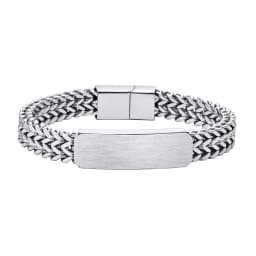 10mm Punk Matte Custom TEXT Name Men Stainless Steel Cuban Chain band Smooth Engrave Logo Id Bracelets Gift Jewelry