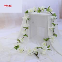 180CM 135 Heads Artificial Cherry Blossom Flower Vine Hanging Flowers Garland for Wedding Party Home Decor Japanese Kawaii Decor