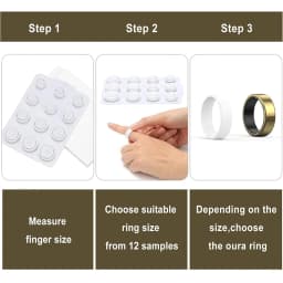 Ring 4 Sizing Kit Professional Finger Measuring Tool Smart Ring Measure Your Finger Size Before Buying a Ring Size 4 to 15