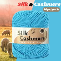 10pcs Silk Cashmere Yarn DK Double Knitting, High Quality, Soft and Warm, for Crochet and Knitting, for Christmas, Halloween, Ea
