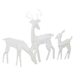 Night Lamp Deer Lighted Christmas Reindeer Solar Light Light Up Decoration For Garden Outdoor Standing Christmas Elk Ornament