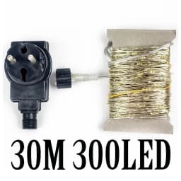 30m 50m 100m 200m LED String Lights Street Fairy Light Waterproof for Outdoor Christmas Fairy Lights Holiday Wedding Decoration