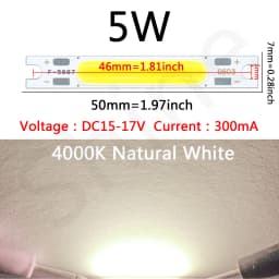 8pcs LED COB Lamp Beads Chip High Power 1W 3W 5W DC3V 9V 12V 15V For LED Car Bicycle Flashlight Wall Lamp Lights Tube Repair DIY