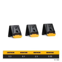 TOUGHBUILT TB-CT-150 3pc ClipTech Hubs Power Tool Accessories Toughbuilt ClipTech Hubs