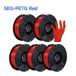 5KG PETG Plastics 3D Printer Filament 1.75mm Plastic Material Black White Color PETG 3D Filament Consumables for KP3S Pro S1
