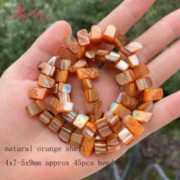 Natural Shell Coin Freefrom Stone Beads Loose DIY Strand 15 Inch For Necklace Bracelet Earring Jewelry Making