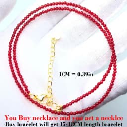 Simple Bohemian Natural Stone Cut the Shiny Beads Necklace Bracelet Set for Women Charms Fashion Female Party Gift Jewelry