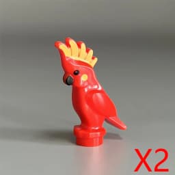 MOC City Animals Building Block Model Farm Ranch Scene Accessories Goat Wolf Pig Owl Flamingo Parrot Bird Zoo Kids Brick Toy T04