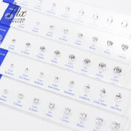 Comparison Ring Sizer Tester 5A CZ Moissanite Diamond Jewerly Dealer Tools Set Tools Size Shape Reference Top Quality Wholesale