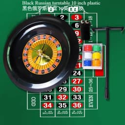 Russian Roulette 12 Inch Drinking Toy Event Lucky Draw Lucky Wheel Entertainment Game Props Russian Wheel Wooden