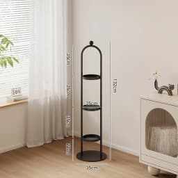 Modern Floor Plant Stand Multi-Tier Flower Shelf for Living Room Stylish Display Rack for Succulents Potted Plants & Home Decor