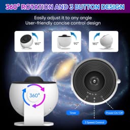 Star Projector Night Light Planetarium Projector 360° Rotate Galaxy Projector Light For Room Decoration Star Sky Projection Lamp