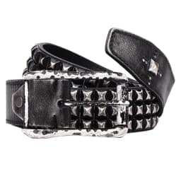 3.8CM Retro Real Genuine Leather Belt Luxury Thick Rivet Belts Men Leather Vintage Strap Male Wide Jeans Ceinture Black Waist