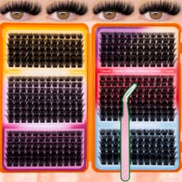 Thick Lash Clusters Wispy Eyelash Extensions Natural Volume Lash Extensions DIY Individual Lashes for Party Use Reuseable