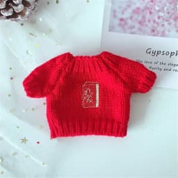 Doll Clothes for 20cm Dolls Plush Doll's Clothing Sweater Stuffed Toy Dolls Outfit for Idol Dolls Accessories
