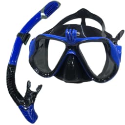 Diving Mask with Sports Camera Mount, Electroplated Tempered Glass, Silicone Strap, Safe and Comfortable Design