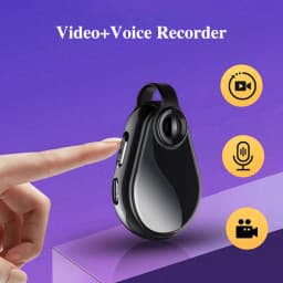 1080P Action Camera Oculta Wide View Angle Portable Small Nacklace Audio Video Voice DV Dictaphone 8-128GB Digtal Recorder Cam