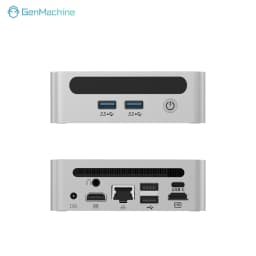 Genmachine AMD R5 6600H ES New Mini PC Windows 11 WiFi 6 Gaming PC DDR5 4800MHz 4.2GHz CPU M.2 SSD Display Computer Support 4K
