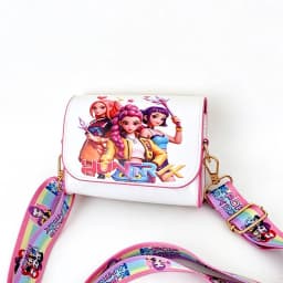 Cute Cartoon Print Crossbody Wallet Small Storage Bag for Kindergarten Students Birthday Gift