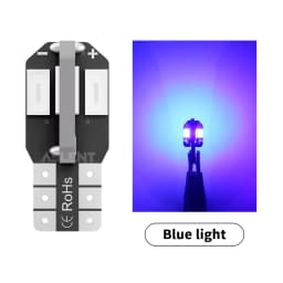 10x W5W T10 LED CANBUS No Error 5W5 12V 5W 600Lm Super Bright Car Interior Side Light 194 3030 SMD Auto Bulb White Amber Red