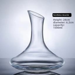 1500ML Big Decanter Handmade Crystal Red Wine Brandy Champagne Glasses Decanter Bottle Jug Pourer Aerator For Family Bar