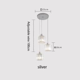 Minimalist Modern K9 Crystal Ceiling Lamp Nordic Staircase Chandelier Creative Living Dining Room Fixtures Hanging Pandent Light