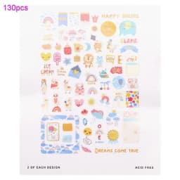 Creative Path Christmas Scrapbooking Die Cuts Cute Flower Decorative Journaling Paper Die Cut Ephemera Embellishments For Crafts