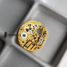 Gold Genuine Seagull TY3620-2B St3620k Movement Skeleton Hollow Manual Winding ST36 Watch ETA 6498 Replacement Part