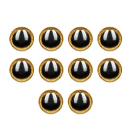 10pcs 3D Glitter Plastic Plush Safety Eyes For Toys Shinning Doll Eyeball For Amigurumi Bear Animal Puppet Dolls 6/18/20/22/24mm