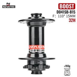 Novatec Bicycle Hub D442 D041 Front Rear Wheel Hub 2/4 Bearing For 8/9/10/11/12 Speed Mountain Bike Hub 32H BOOST THRU 15/12MM