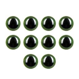10pcs 3D Glitter Plastic Plush Safety Eyes For Toys Shinning Doll Eyeball For Amigurumi Bear Animal Puppet Dolls 6/18/20/22/24mm