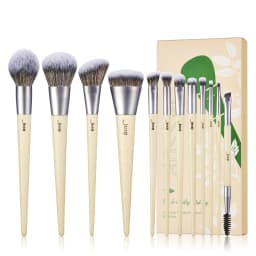 Jessup Makeup Brushes Set Premium Synthetic Foundation Powder Angled Concealer Blending Eyeshadow Duo Eyebrow Brush Makeup T327