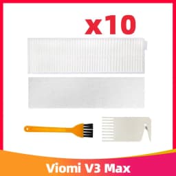 For Xiaomi Viomi V3 Max Robot Vacuum Cleaner Main Side Brush Hepa Filter Mop Rag Replacement Spare Parts Accessories V-RVCLM27B