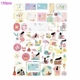 Creative Path Christmas Scrapbooking Die Cuts Cute Flower Decorative Journaling Paper Die Cut Ephemera Embellishments For Crafts