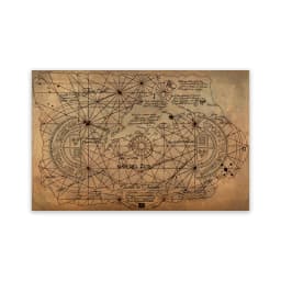 The Goonies Treasure Map Poster Vintage Art Print 1985 American Adventure Comedy Film Canvas Painting Retro Wall Picture Decor