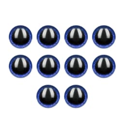 10pcs 3D Glitter Plastic Plush Safety Eyes For Toys Shinning Doll Eyeball For Amigurumi Bear Animal Puppet Dolls 6/18/20/22/24mm