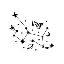 Star Zodiac Constellation Vinyl Sticker Car Window Decor, Horoscope Zodiac Sign Laptop Decals for Apple Pro/Air Decoration