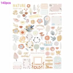 Creative Path Christmas Scrapbooking Die Cuts Cute Flower Decorative Journaling Paper Die Cut Ephemera Embellishments For Crafts