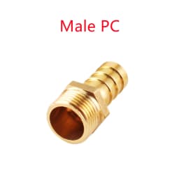 Pagoda Brass Pipe Fitting 6/8/10/12/14/16mm Hose Barb Tail 1/8" 1/4" 3/8" 1/2" BSP Male Connector Joint Copper Coupler Adapter