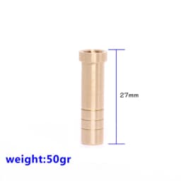6pcs Archery Insert Copper Connect 37/50/100/150/200sGrain Fit For Diameter 6.2mm Arrow Shaft Hunting Shooting Accessories