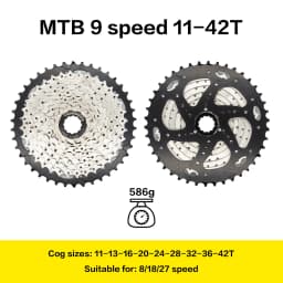 ThinkRider 8 9 10 11 Speed Velocidade Bicycle Cassette Mountain Bike MTB Freewheel Sprocket 36T 40T 42T 46T 50T 52T for Shimano