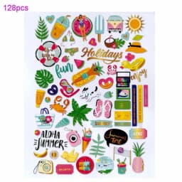 Creative Path Christmas Scrapbooking Die Cuts Cute Flower Decorative Journaling Paper Die Cut Ephemera Embellishments For Crafts