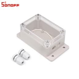 SONOFF IP66 Waterproof Junction Box Water-resistant Impact Shell Compatible With BASICR2/BASICR4/RFR2 Smart WiFi Switches