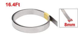 Uxcell Nichrome Flat Heater Wire For Heating Elements 1M 2M Length 0.15mm/0.2mm Thickness 3mm 4mm 6mm 8mm 10mm 12mm Width