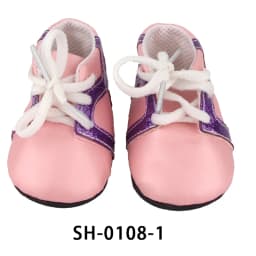 7cm Leather Doll Shoes For 18 Inch American Doll Boots Accessories Lacing Sneakers For 43cm Baby New Born& OG,Russia Girl Dolls
