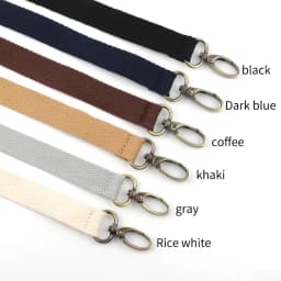 Width 2cm Canvas Bag Strap Adjustable Shoulder Bag Strap Nylon Crossbody Strap Women Bag Belt Accessories