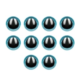 10pcs 3D Glitter Plastic Plush Safety Eyes For Toys Shinning Doll Eyeball For Amigurumi Bear Animal Puppet Dolls 6/18/20/22/24mm