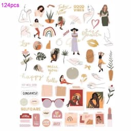 Creative Path Christmas Scrapbooking Die Cuts Cute Flower Decorative Journaling Paper Die Cut Ephemera Embellishments For Crafts