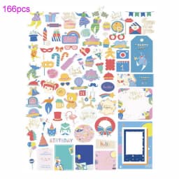 Creative Path Christmas Scrapbooking Die Cuts Cute Flower Decorative Journaling Paper Die Cut Ephemera Embellishments For Crafts